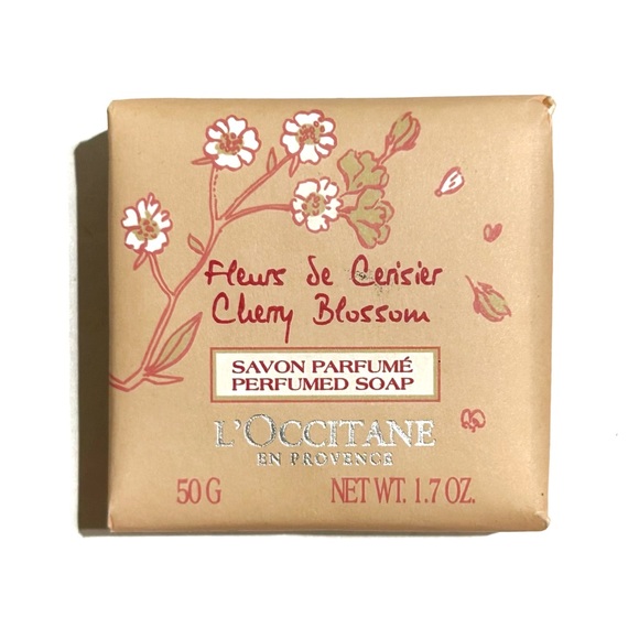 L’Occitane en Provence Fleurs de Cerisier Cherry Blossom Perfumed Soap Bar 50g - Picture 8 of 10
